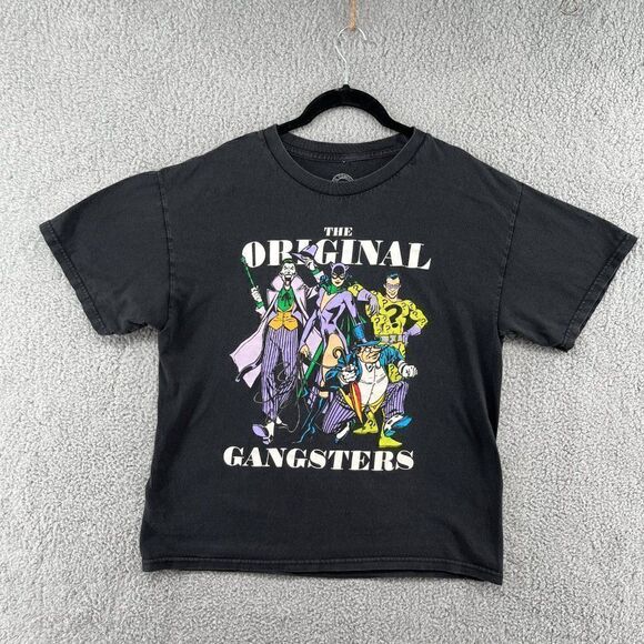 DC Comics Original Gangsters T Shirt Black Large - Picture 2 of 12